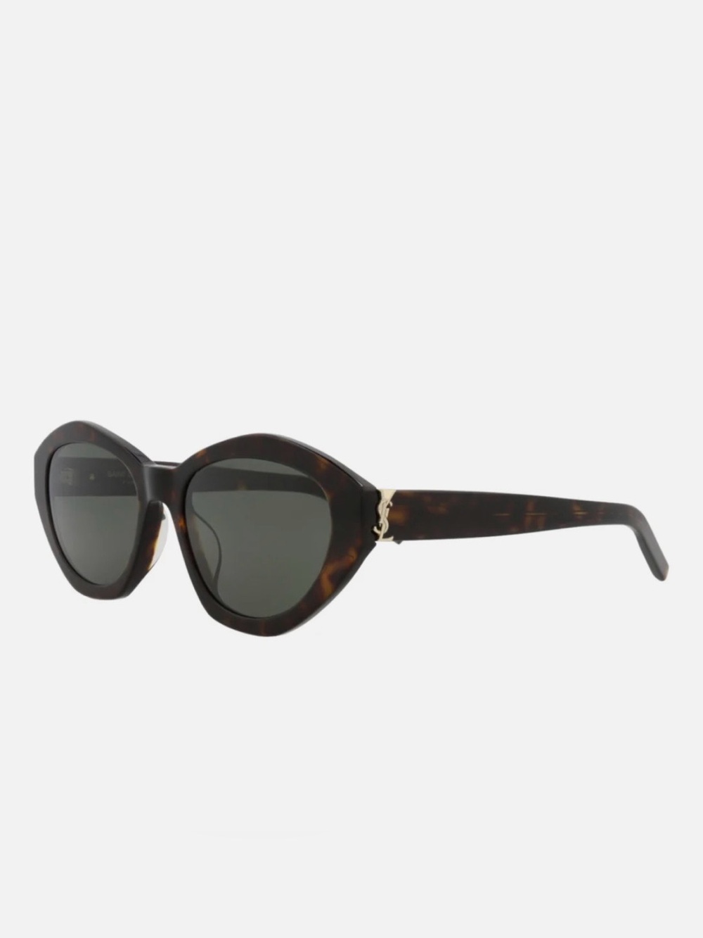 Saint Laurent Tortoiseshell Cat-Eye Sunglasses - Brown